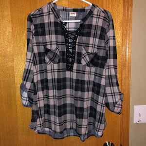 Super soft daytrip plaid shirt XXL